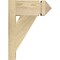 Ekena Millwork Traditional Arts & Crafts Rough Sawn Outlooker, Douglas Fir, 6"W x 12"D x 16"H OUT06X12X16TRA03RDF - alternate 3